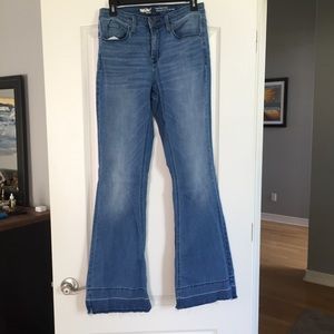 High waist bell bottoms